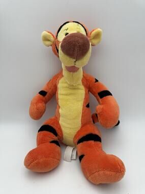 Disney Store Winnie the Pooh Tigger Plush Stuffed Animal 17” Soft Toy Orange